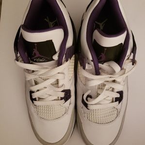 Girls Retro Jordan 4 worn once